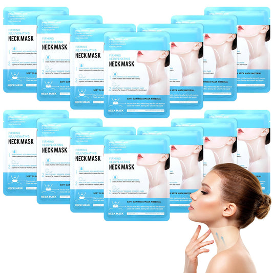 12 Pcs Neck Wrinkle Patches Hydrating Neck Mask Patches Moisturizing Smile Line Wrinkle Pads for Skincare