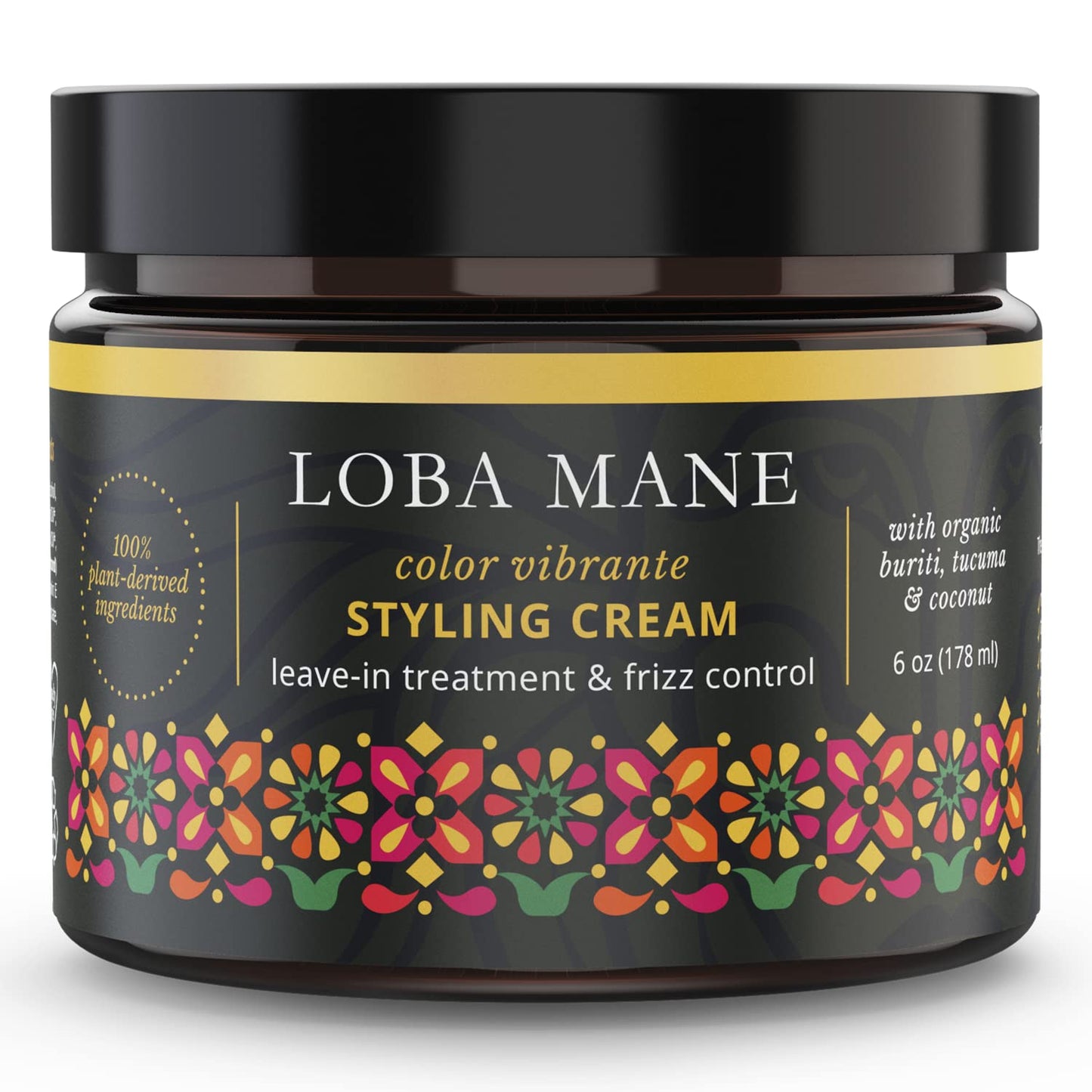 Curl Styling Cream Anti Frizz & Heat Protection Curl Defining Cream - Nourishes and Hydrates - Color Safe, Vegan, Natural & Organic Curly Hair Cream (6oz)