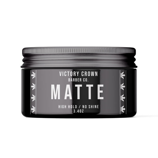 Matte Pomade High Hold & No Shine Hair Styling Wax for Natural & Sophisticated Looks, 3.4 Oz
