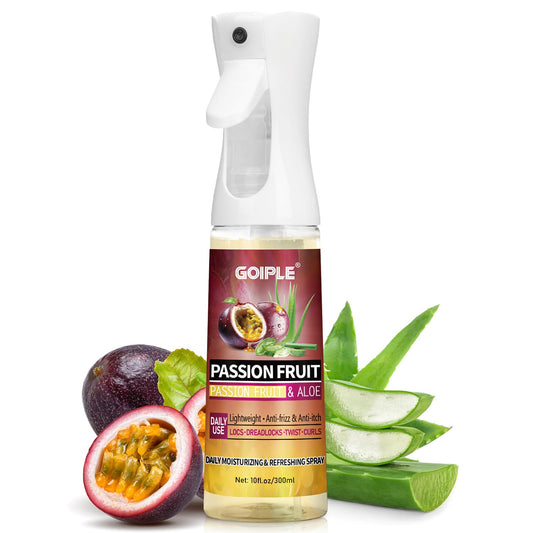 Loc Moisturizing Spray for Dull, Dry Locs - Daily Passion Fruit Hair and Scalp Moisturizer for Dreadlocks, Sisterlocks, Microlocks, Braids- Lightweight Refreshing Moisturizer Loc Spray for Anti-frizz