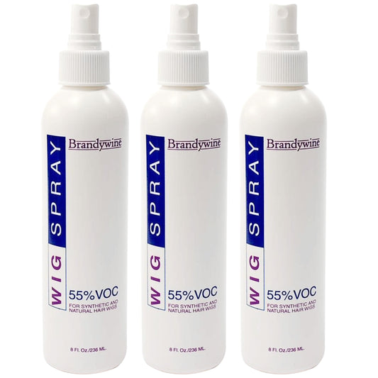 Brandywine Non-Aerosol Wig Spray for Synthetic and Natural Hair Wigs (3 Pack)