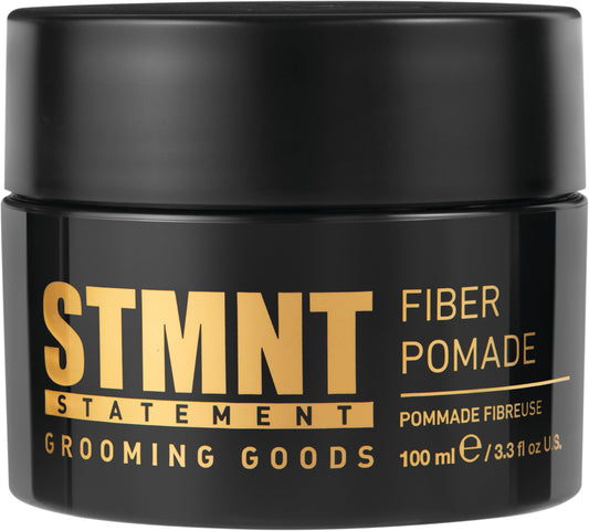 STMNT Grooming Goods Fiber Pomade | Semi-Matte Finish | Strong Control | Easy To Wash Out