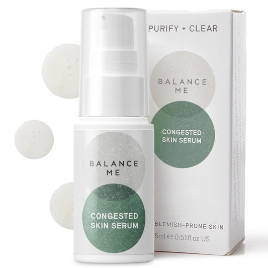 Balance Me Congested Skin Face Serum 0 5 fl oz, Acne Spot Gel for All Skin Types, Pimple Treatment for Adults & Teenagers That Reduces Redness