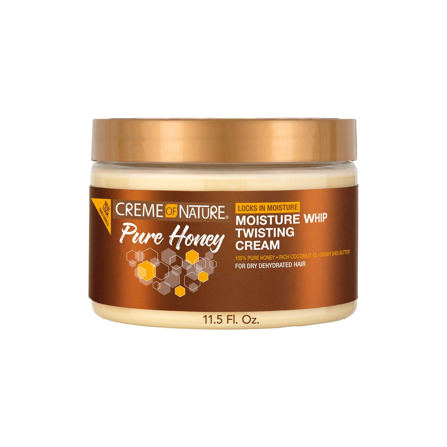 CREAM OF NATURE Pure Honey Moisture Whip Twisting Cream, 11.5 oz