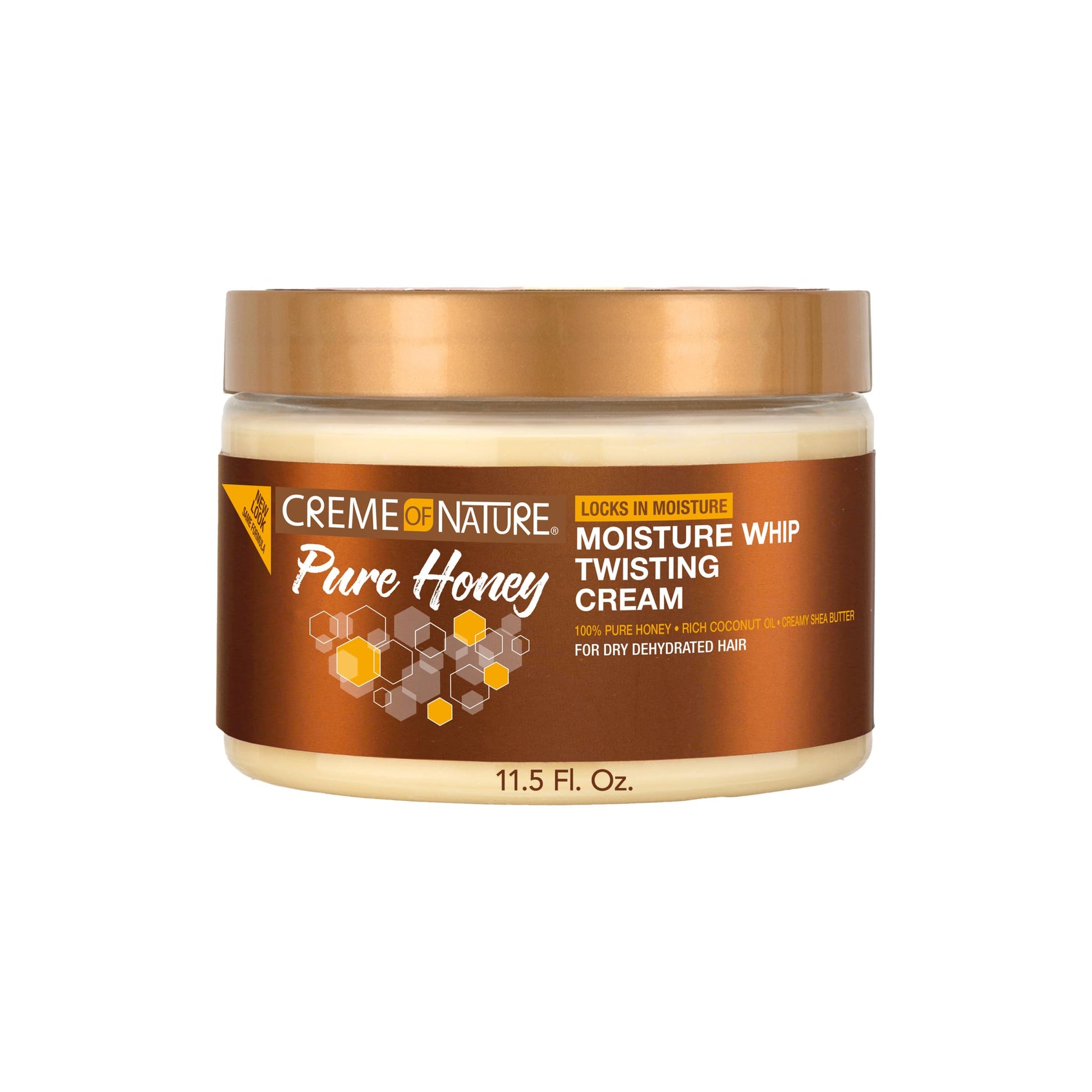 CREAM OF NATURE Pure Honey Moisture Whip Twisting Cream, 11.5 oz