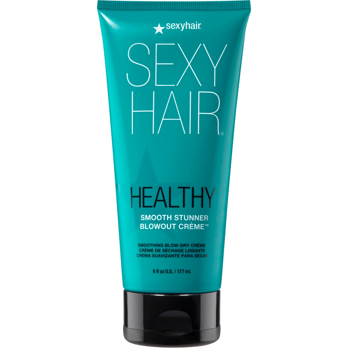 SexyHair Healthy Smooth Stunner Blowout Cr�me, 6 oz | Nourishes Dry Hair | Provides Added Moisture | Sealing Hair Cuticle