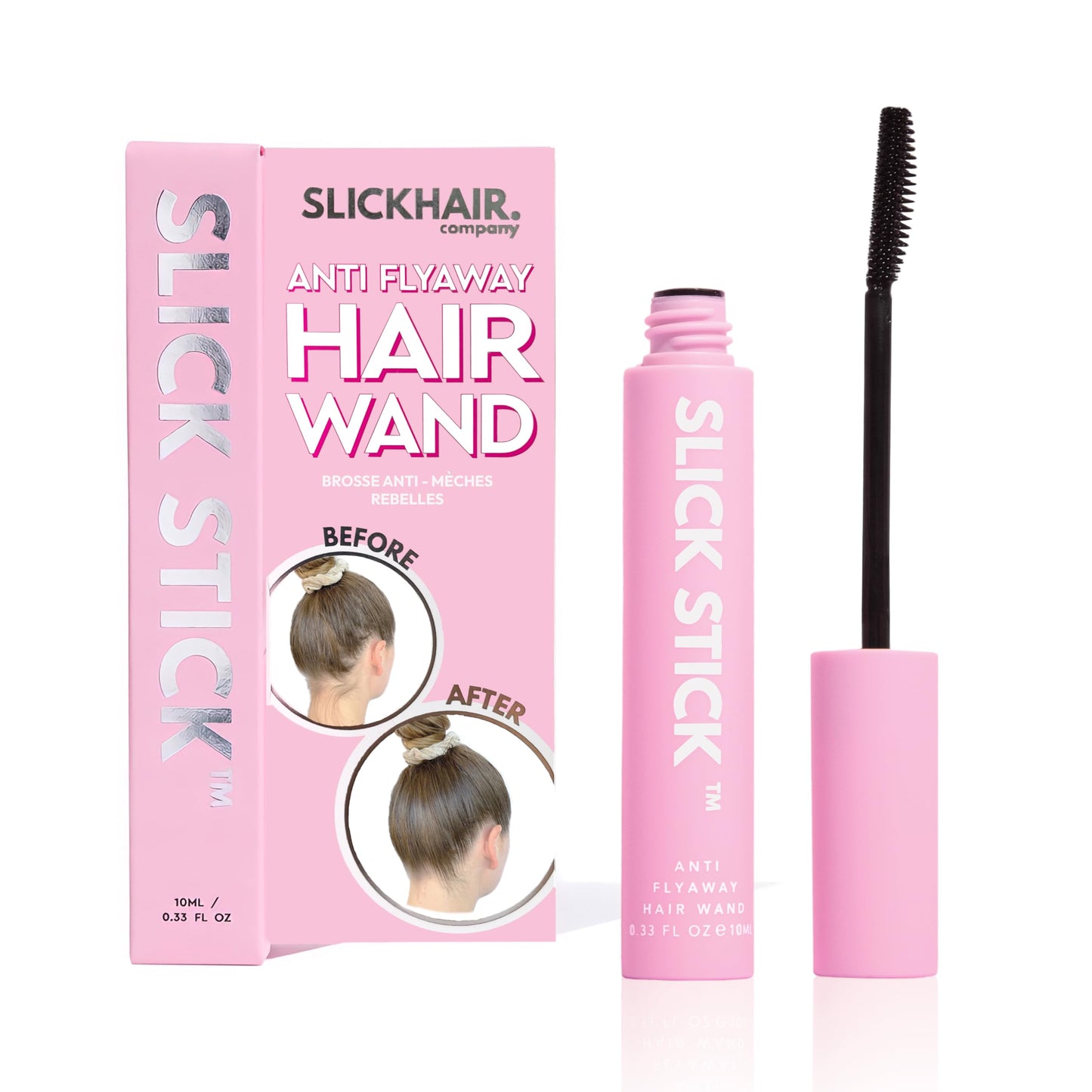 SlickHair - Hair Stick for Flyaways, Gel Stick To Sleek and Tame Hair, Styles and Nourishes Hair, Non Sticky and Non Greasy - 10ml