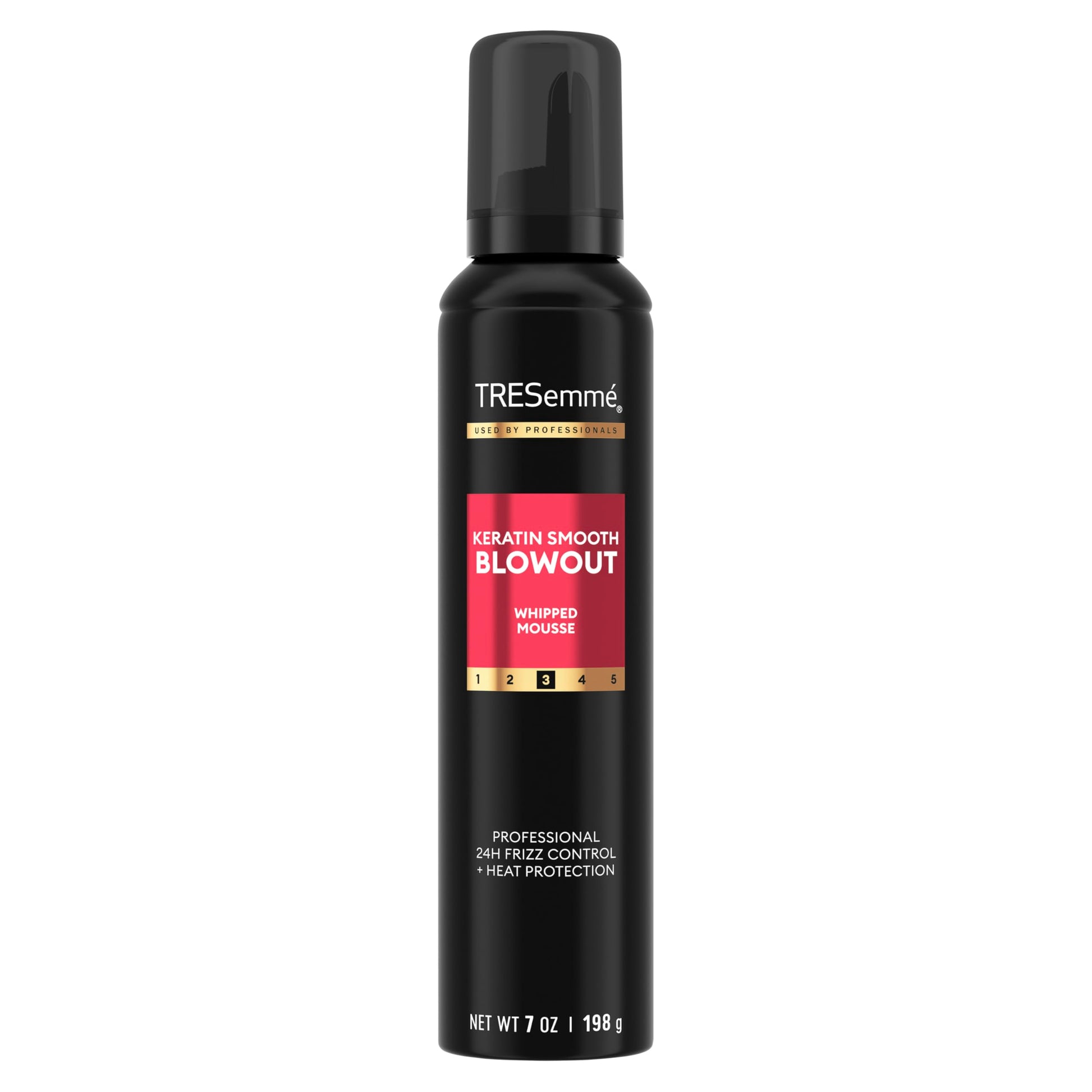 TRESEMME Whipped Shaping Mousse Keratin Smooth for Instant Hydration, Weightless, 7 Fl Oz