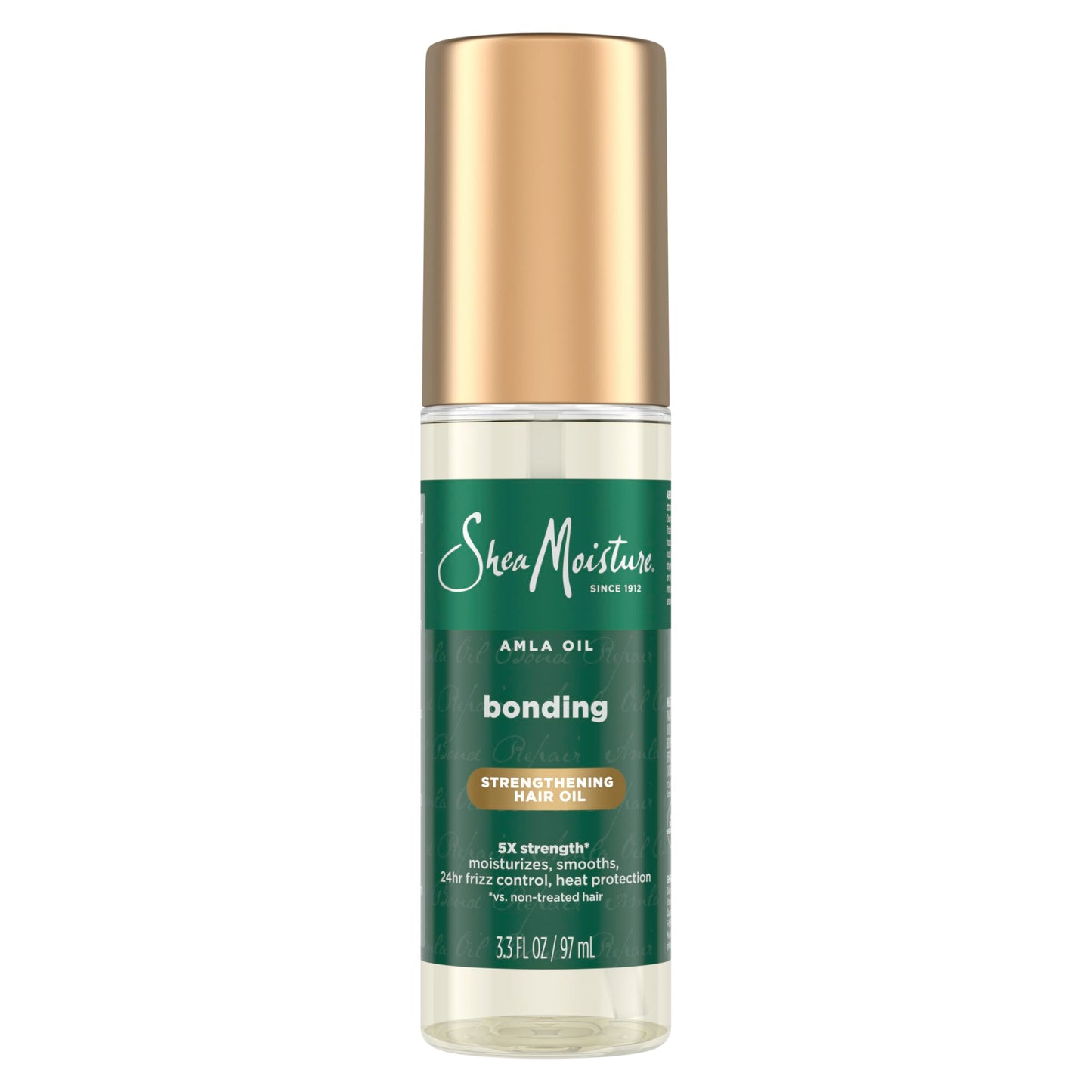 SheaMoisture Bonding Oil Amla Oil to Protect, Strengthen and Smooth Hair with Amla Oil and Fair-Trade Shea Butter with 5X Strength and 24-Hour Frizz & Humidity Control 3.3fl oz