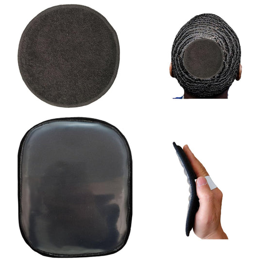Crown Patch for Waves With Laydown 360 Wave Pad,Rapid Waver's Crown Compression Patches Hair Care Set For Black Men