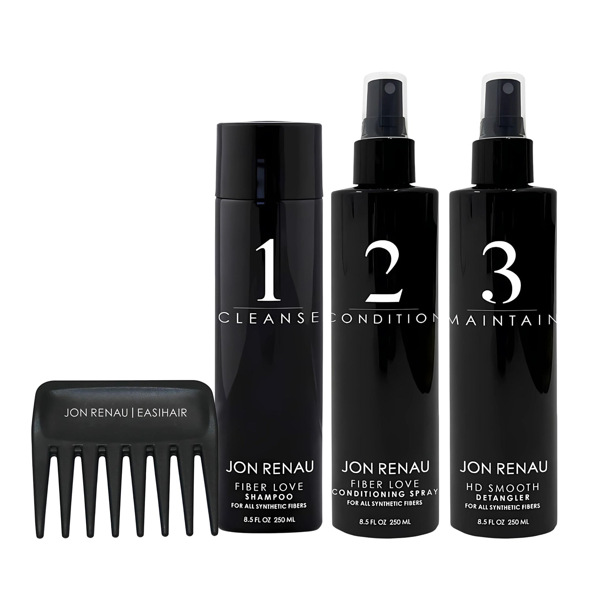 Jon Renau Synthetic Hair Treatment Kit - 4pc Kit - Synthetic Wigs Care Products