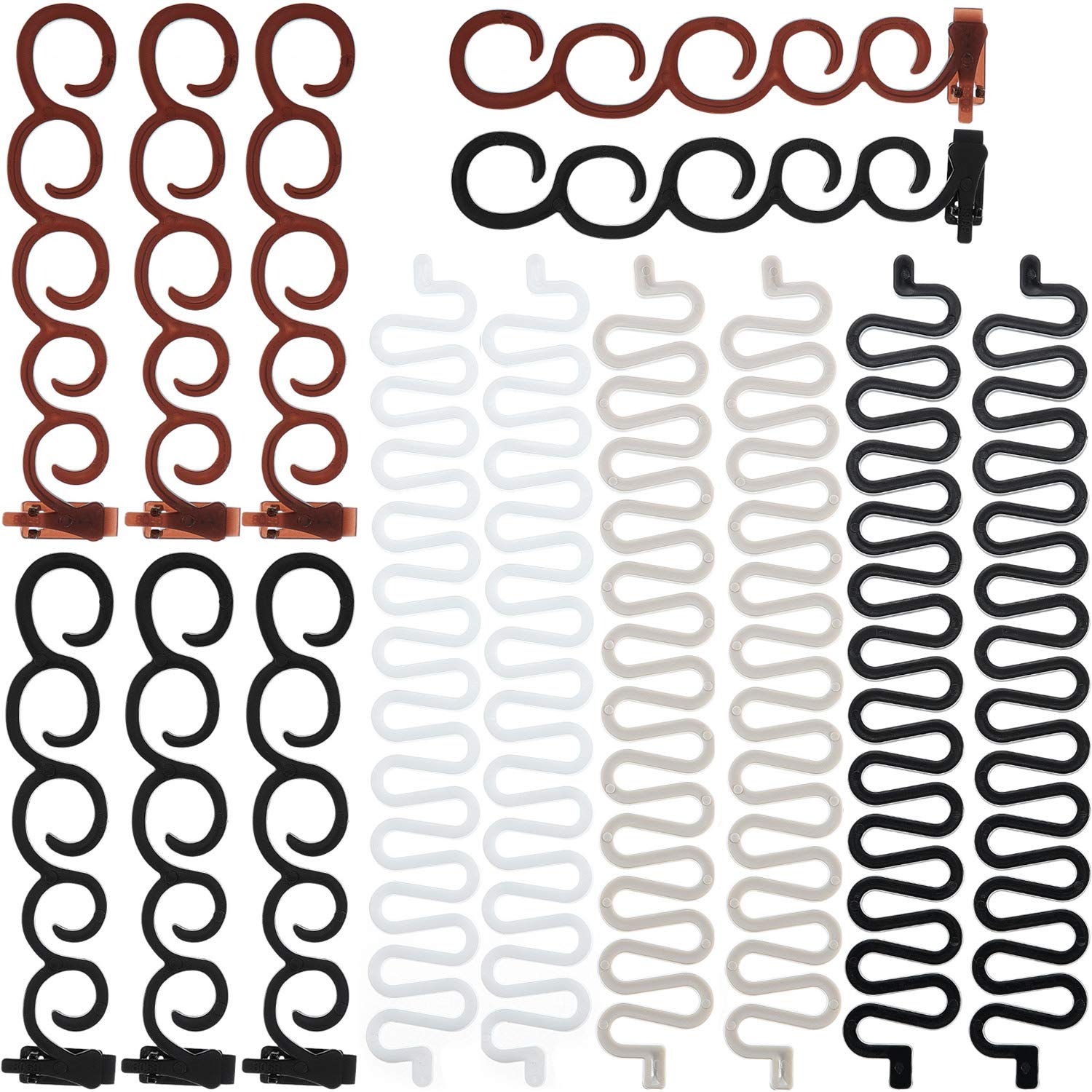 WILLBOND 14 Pieces Hair Braiding Tool Hair Styling Accessories Kit with Mini Rubber Bands for French Hair Fishbone Braid Tool and DIY Hairstyle Favors for Girls Women