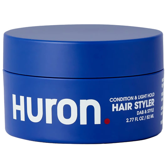 Huron - Men's Versatile Grooming Cream with Light Hold & Matte Finish. Fresh, Clean Scent. 100% Vegan. 2.7 oz.