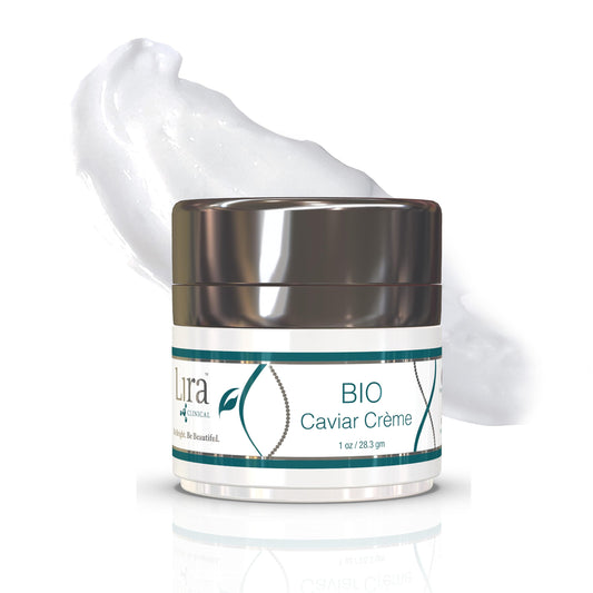 Lira Clinical BIO Caviar Cr�me - Daily Hydrating Facial Moisturizer with Advanced Peptide Complex and Vitamin C - Night Cream for Dry Skin - Travel Size Nourishing Cream for Skincare Routine - 1 oz