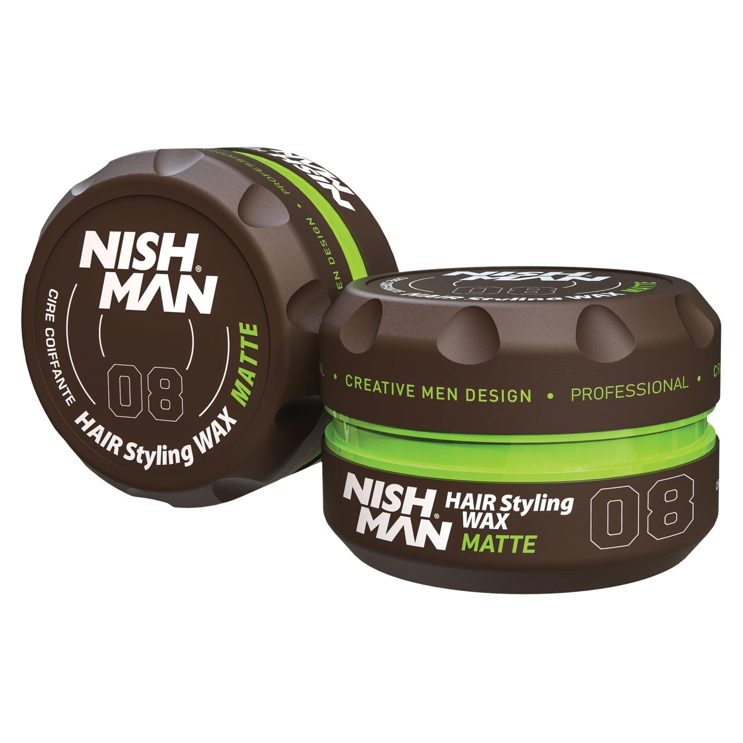 nishman Hair Styling Series (08 Matte Wax CLAY WAX, 150ml)