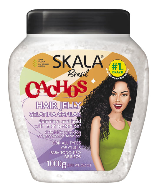 SKALA - Linha Expert - Gelatina Capilar Cachos 1000 Gr - (Expert Collection - Curls Hair Jelly Cream Net 35.2 Oz)