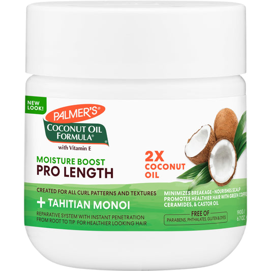 PALMER'S Coconut Oil Formula Moisture Boost Pro Length Hair & Scalp Treatment, 6.7 Ounce