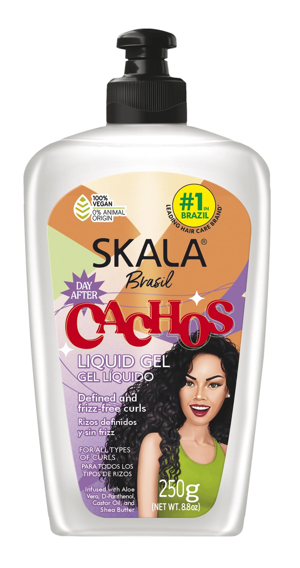 SKALA - Linha Expert - Gel Liquido Mais Cachos 250 Gr - (Expert Collection - More Curls Liquid Gel Net 8.81 Oz)