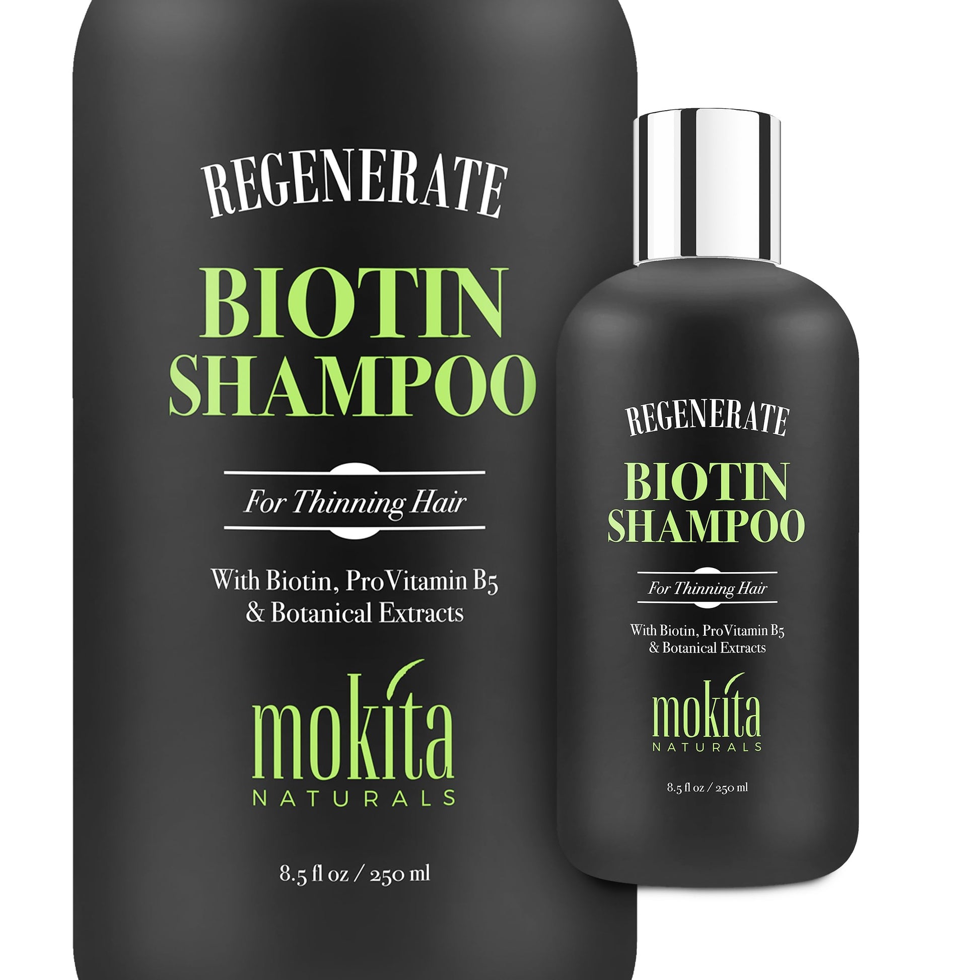 Hair Volumizing and Regrowth Shampoo for Thinning Hair, Sulfate-Free & Vegan-Friendly, 8.5 Ounces
