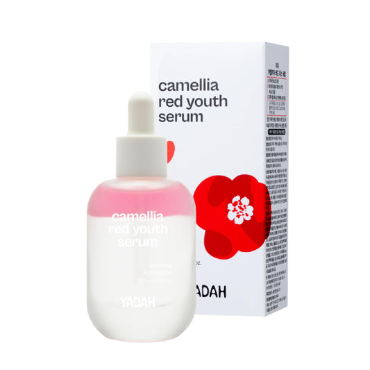 YADAH Camellia Red Youth Serum, Wrinkle care & Firming care Facial Serum with BAKUCHIOL and Camellia Oil, Hydrating & Skin Defense Treatment, For All Skin Types, 1.01fl oz