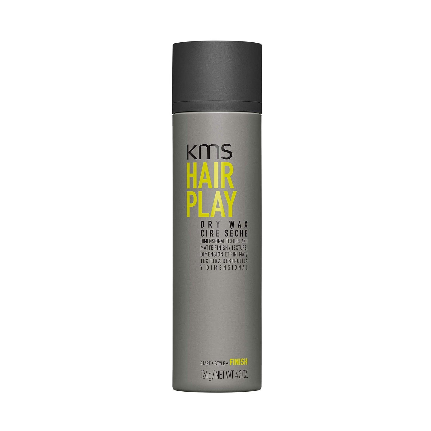 KMS HAIRPLAY Flexible Hold Texturizing Dry Wax Finishing Hairspray, 4.1 Oz