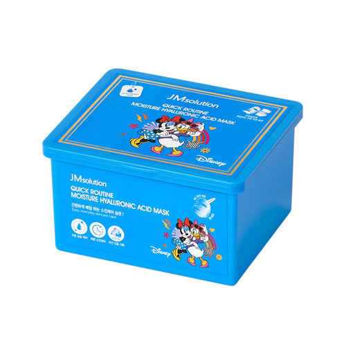 DISNEY QUICK ROUTINE MOISTURE HYALURONIC ACID MASK 30EA