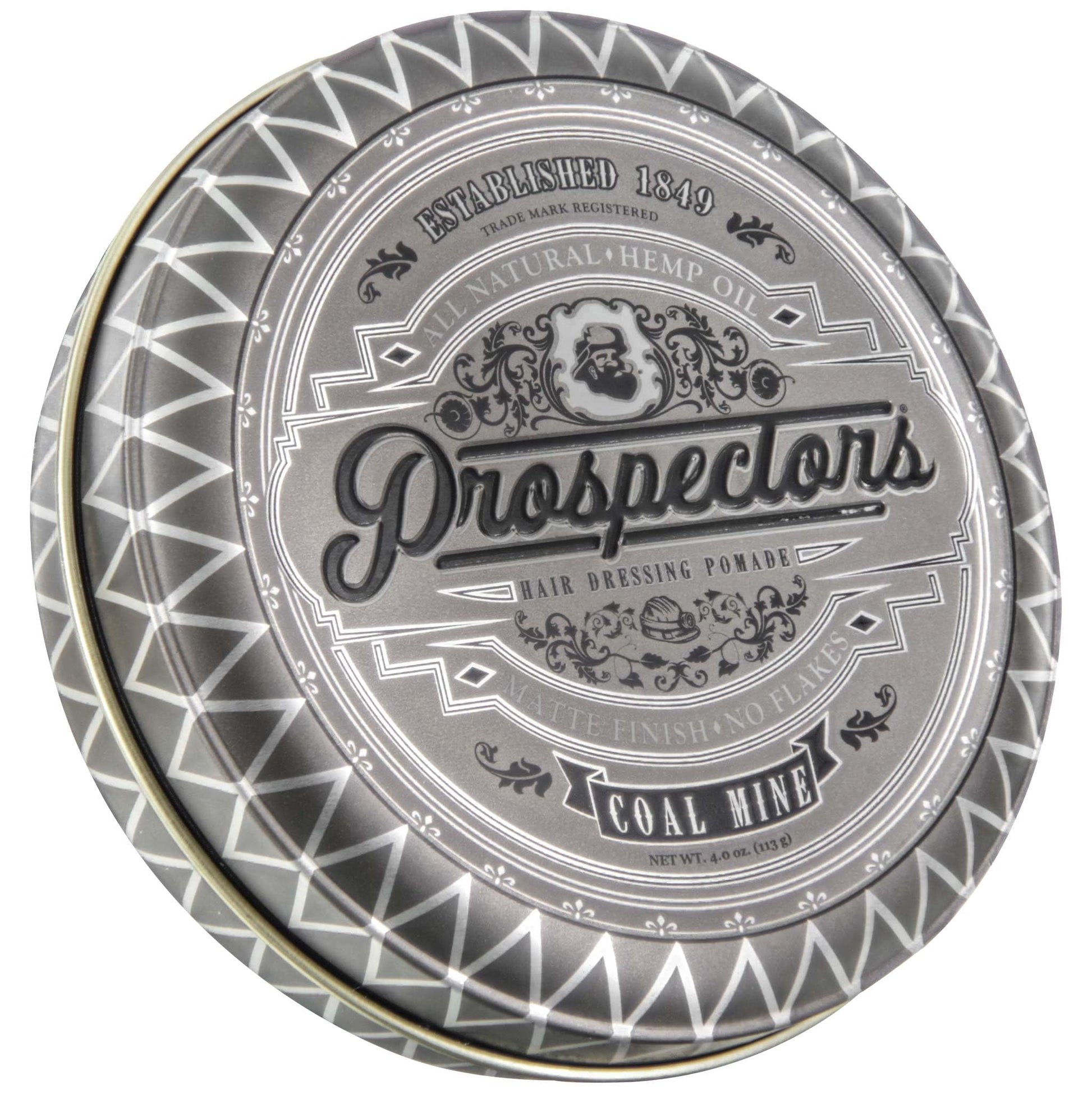 Prospectors Pomade Coal Mine Pomade For Men - 4 ounce