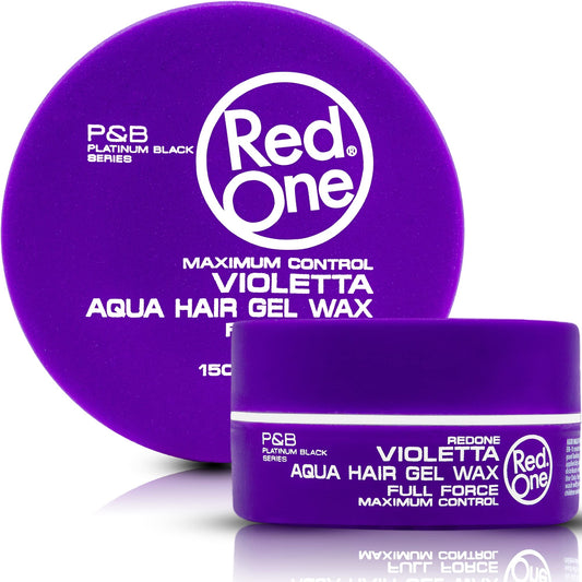 Redone Hair Styling Wax Violetta 150 ml | Strong Hold | Hair Gel Wax | Ultra Hold | Lavender Scent | Men & Women Hair Wax | Maximum Control