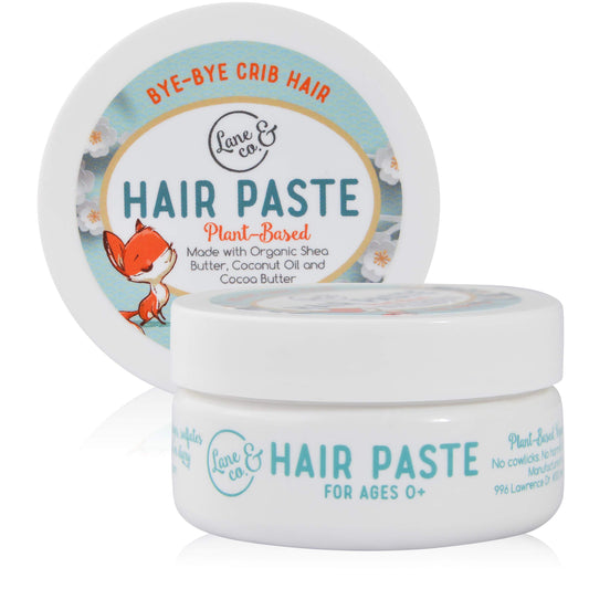Hair Paste - Plant-Based Styling Paste for Babies, Toddlers, Kids - Natural & Organic Formula, Safe & Non-Sticky, Tame Bed Head & Flyaway Hair, 2oz