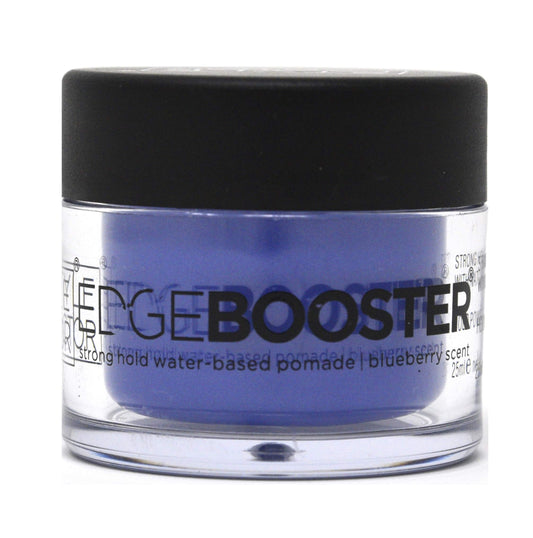 Style Factor Mini Edge Booster Strong Hold Hair Pomade Color Travel 0.85oz (Blueberry)