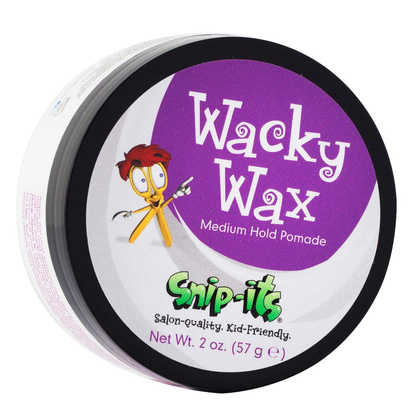 Snip-its Wacky Kids Hair Wax 2oz | Medium Strong Hold Baby Hair Gel ALTERNAtive with Fresh Tropical Fragrance All Natural Salon Quality Product Made in USA
