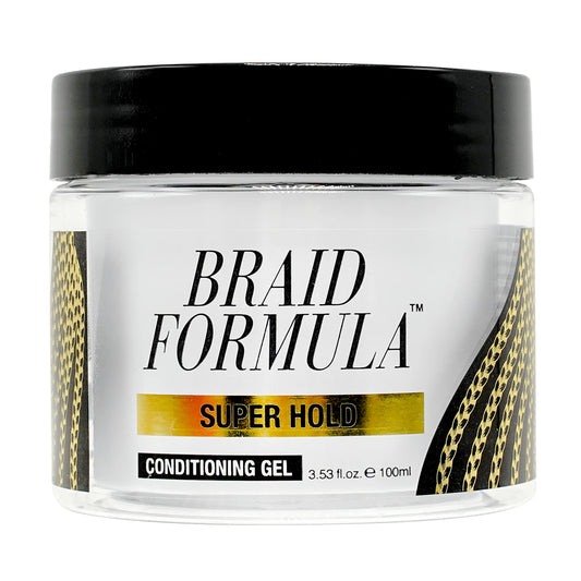 EBIN NEW YORK Braid Formula Conditioning Gel, Super Hold, 3.53 Oz | Great for Braiding, Twisting, Edges, No Residue, No Flaking, Strong Hold, High Shine, Smoothing with Clean, No Build-up