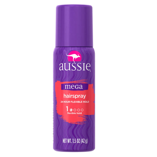 AUSSIE Mega Hairspray, 1.5 Fluid Ounce