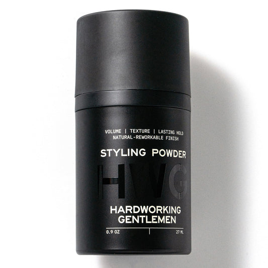 Hardworking Gentlemen - Hair Styling Powder for Men - Provides Volume and Texture - High Hold, Paraben and Cruelty Free - 0.9oz.
