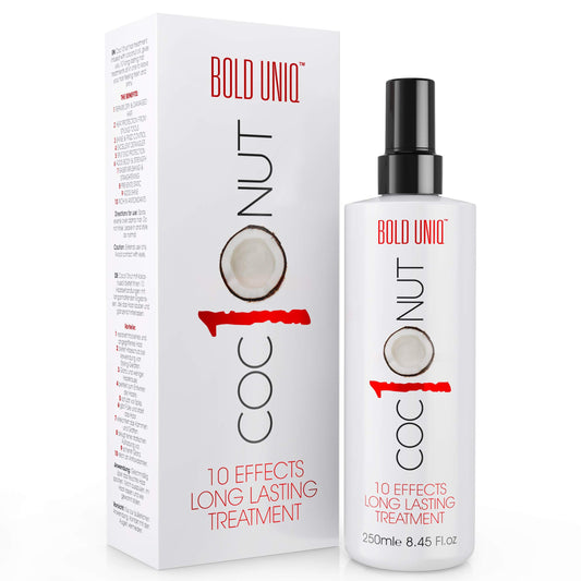 Coconut Thermal Protection Spray - Prevents Frizz and Split Ends for All Hair Types - Heat Defense Up To 450ºF - 8.45fl.oz