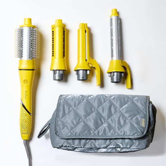 Drybar All-Inclusive Air + Active Heat 8-in-1 Multi-Styler, for Fast Drying, Long-Lasting Curls, Blowouts, Sleek Styles - Wet or Dry Styling Made Easy