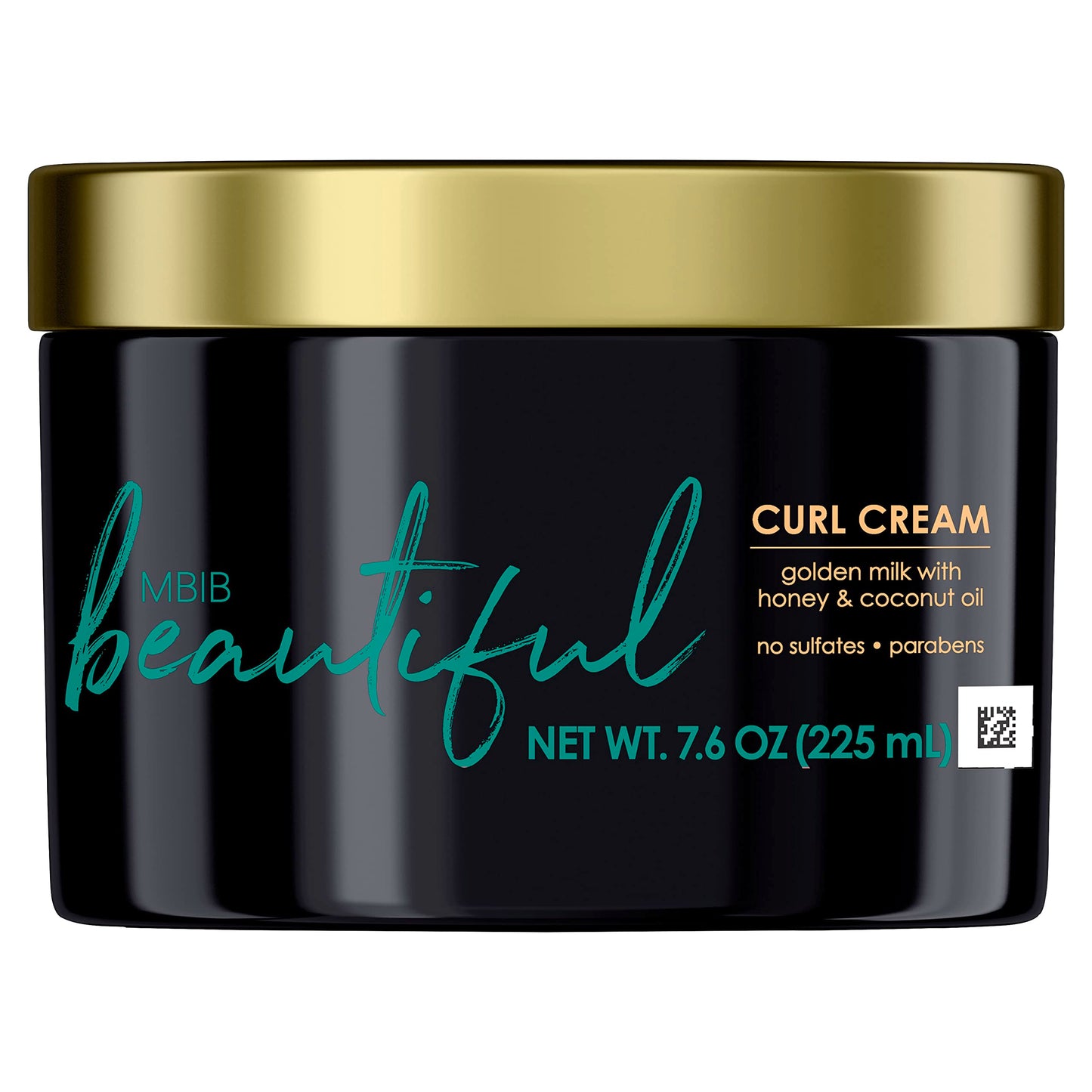 My Black is Beautiful Curl Cream, Sulfate Free, for Curly and Coily Hair with Coconut Oil, Honey and Turmeric, 7.6 fl oz