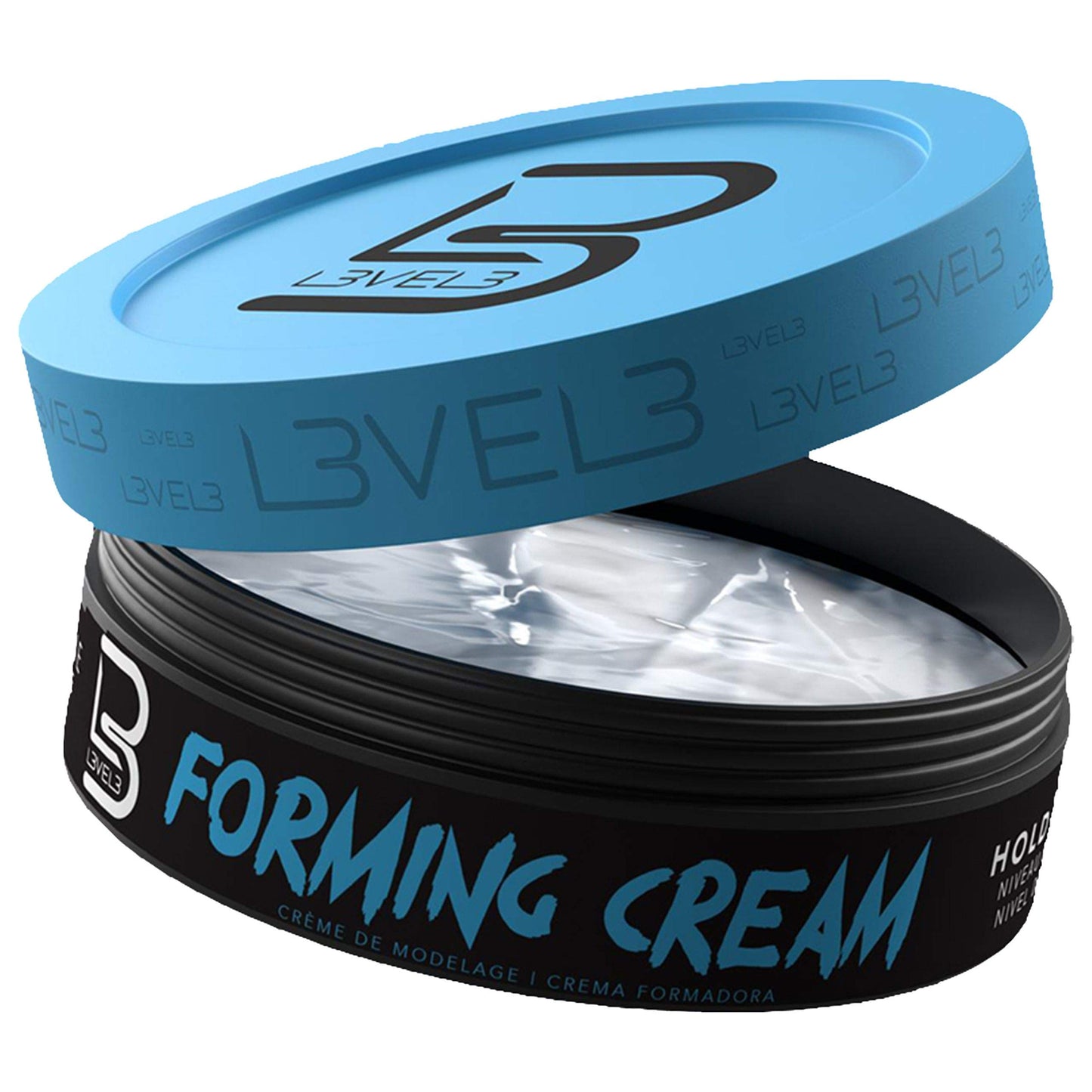 L3 Level 3 Forming Cream - Natural Look Hairstyle - Improves Volume - No Stickiness - Level Three Hair Cream (1)