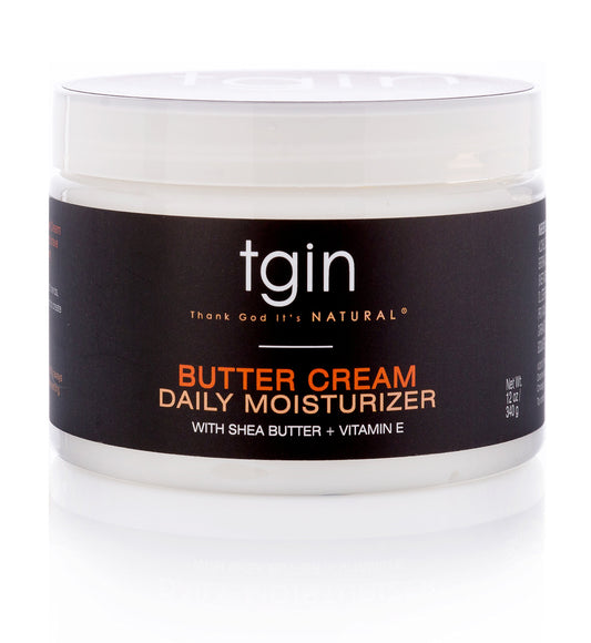 tgin Butter Cream Daily Moisturizer For Natural Hair - Dry Hair - Curly Hair - Travel Size - 2 Oz