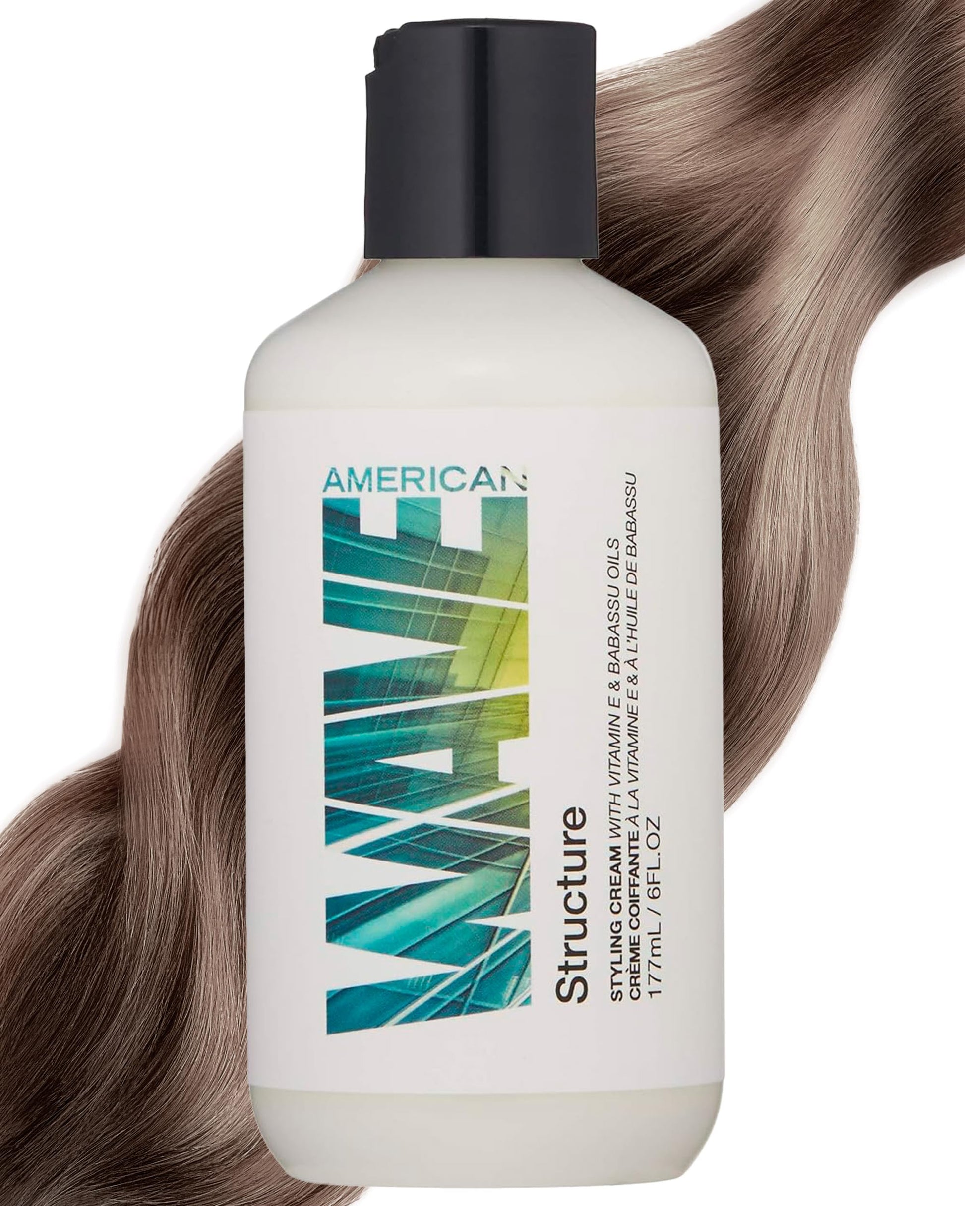 ARROJO Styling Cream Hydrating Hair Cream with Vitamin E, Macadamia &, Jojoba Oil Frizz Control & Heat Protection for Women & Men, 6 oz