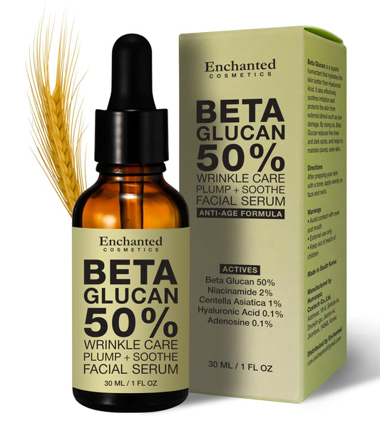 50% Beta Glucan Serum | Mothers Day Gifts for Mom | Anti-Aging, Plumping for Dry Skin, Fine Lines, Wrinkles, Dark Spots | Niacinamide, Centella, Hyaluronic Acid | Korean Skincare | Non-Greasy