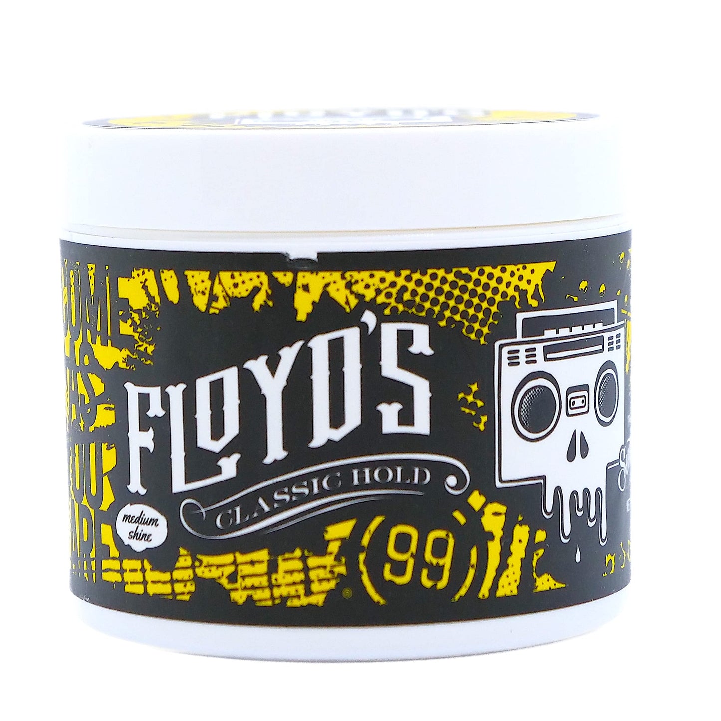 Floyd's 99 Classic Hold Pomade Powered by SUAVECITO - Medium Hold - Medium Shine - Water Soluble - 4 oz