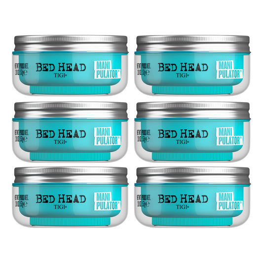 Bed Head by TIGI Manipulator Texturizing Putty - Premium Hair Putty for Men & Women - Incredible Texture & Style - For Styling Short to Medium Hair - Finish on Wet or Dry Hair - 2.01 oz (Pack of 6)