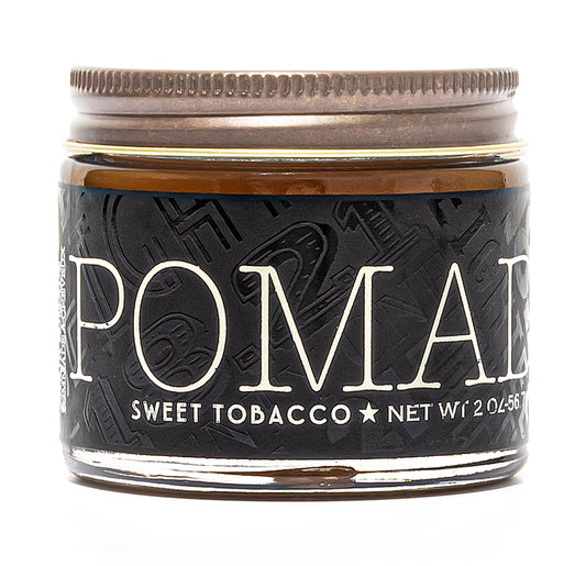 18.21 Man Made Hair Styling Product, 2oz. Original Sweet Tobacco Scent in Pomade with High Shine Finish
