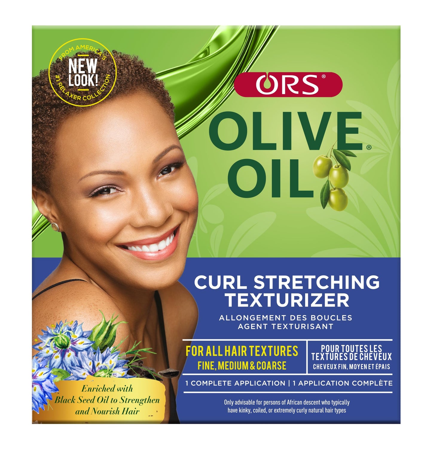 ORS Olive Oil Curl Stretching Texturizer Kit, 1 Ea, 1count