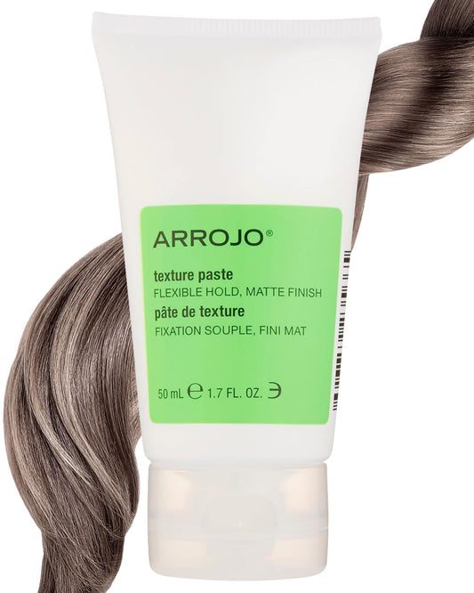 ARROJO Matte Texture Paste Lavender Pear Scented Hair Styling Paste with Vitamin B5 & Carnauba Wax Sulfate & Paraben Free