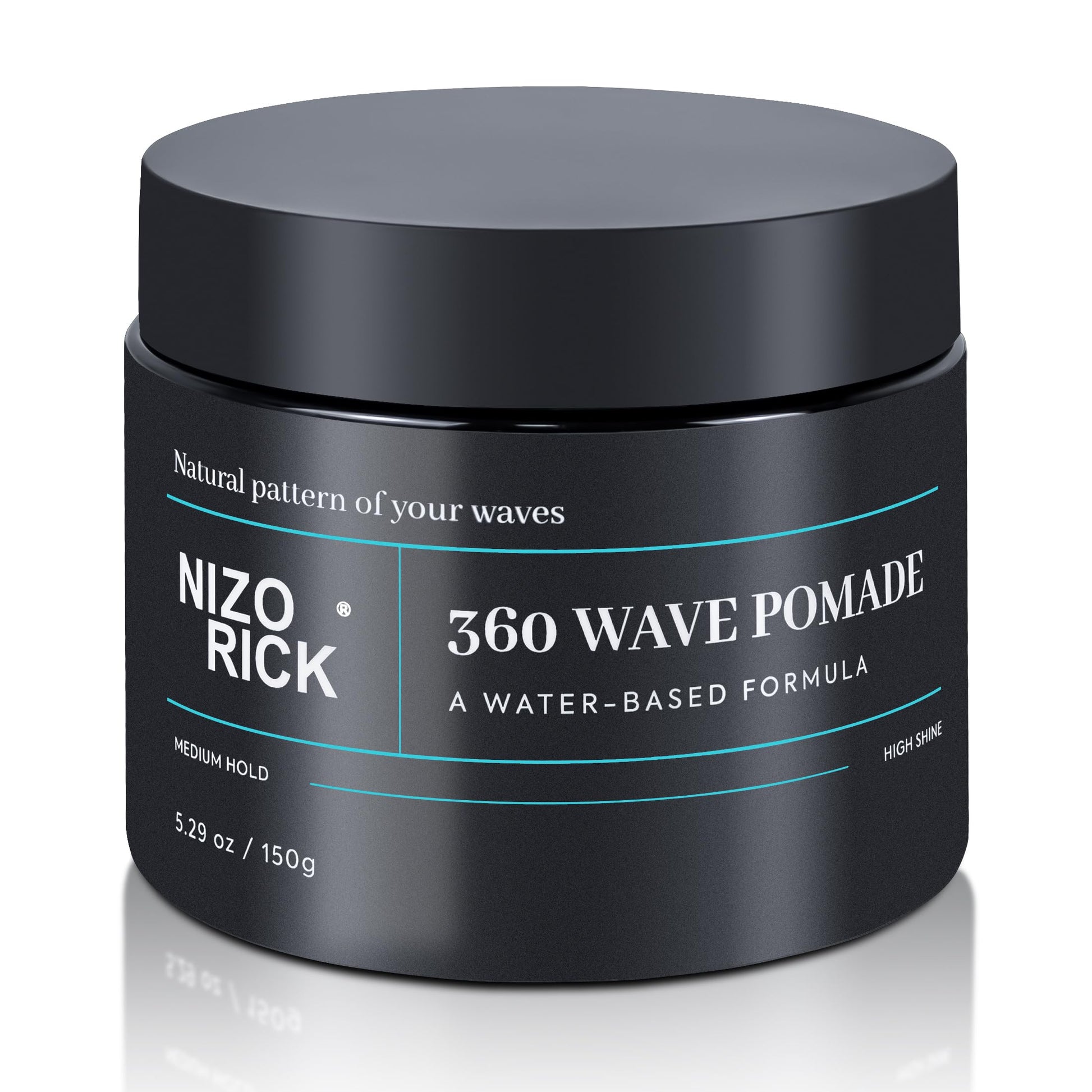Men's 360 Wave Pomade, Hair Styling Pomade - Strong Hold & Layered Waves(150g/5.29oz)