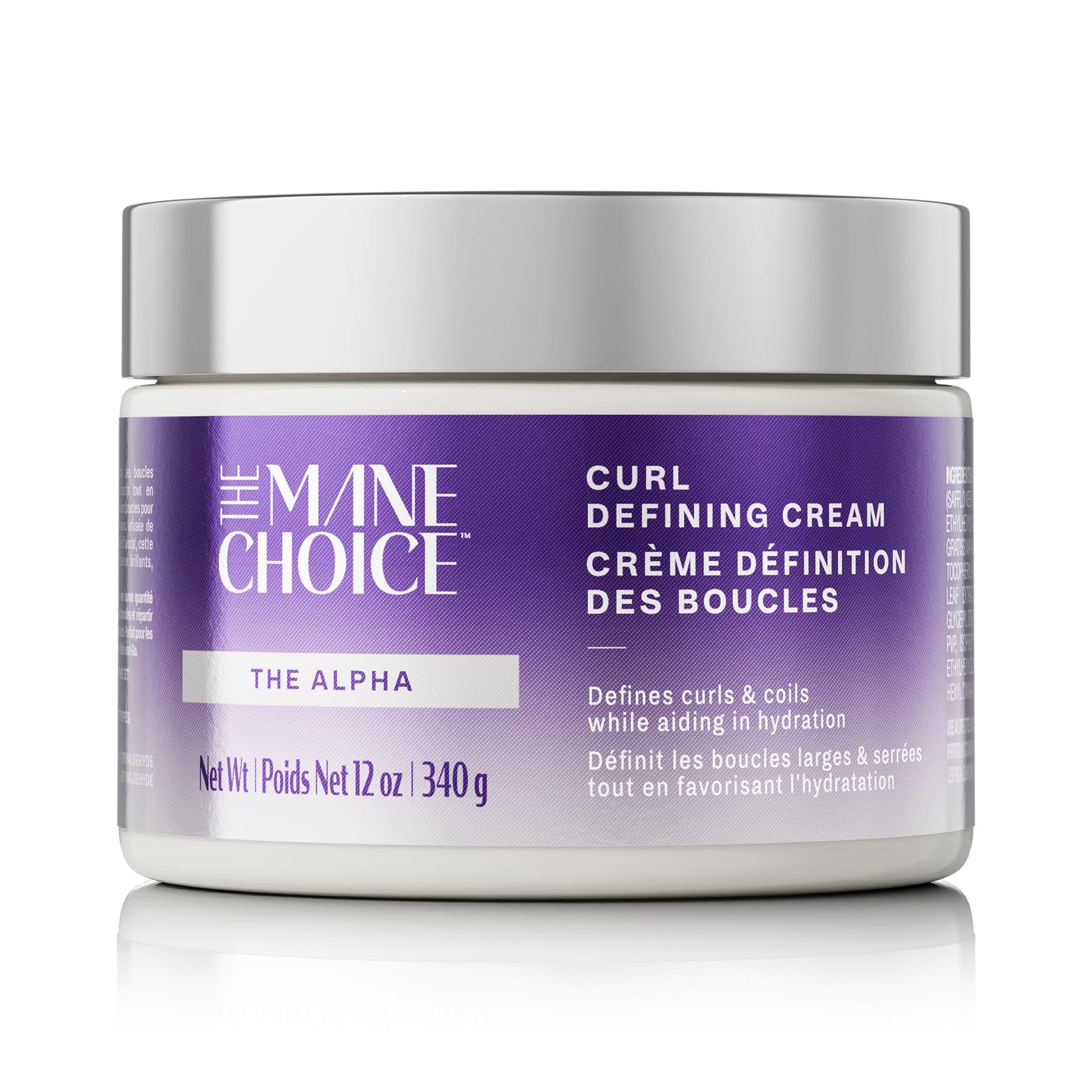 The Mane Choice The Alpha Curly As Can Be Curl Defining Cream,12 Oz, Defines, Hydrates & Smooths Frizz, Curl Cream For Coily, Wavy & Curly Hair, Enriched with Biotin & Vitamin E, Paraben-Free