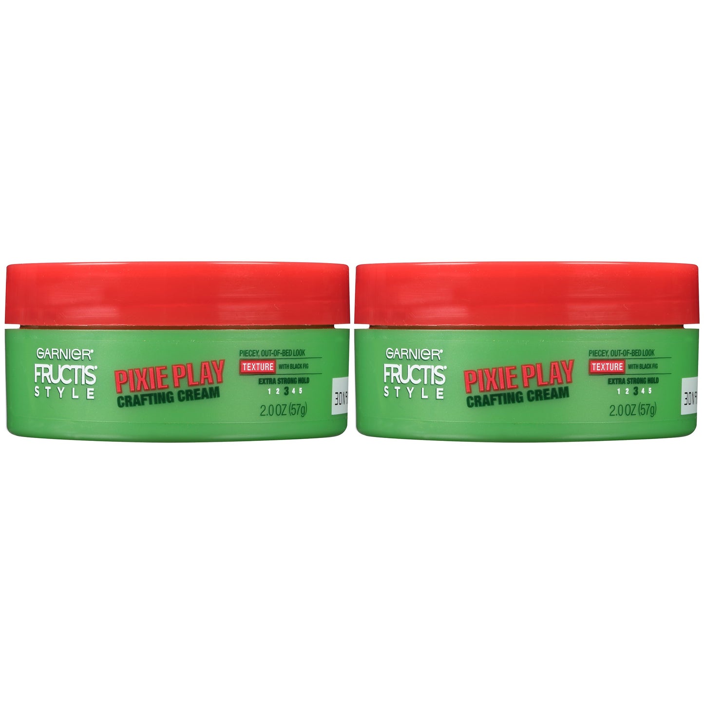 GARNIER Fructis Style Pixie Play Crafting Cream, Extra Strong Hold, 2.0 Oz, 2 Count (Packaging May Vary)