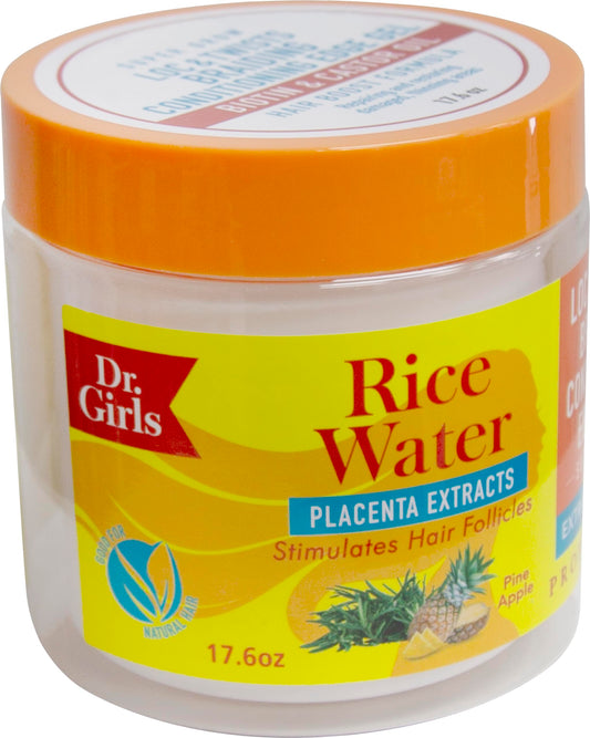 Dr. Girls Braiding Conditioning Edge Gel/17.6oz/48 Hour Hold/Extra Mega Hold (Pineapple)